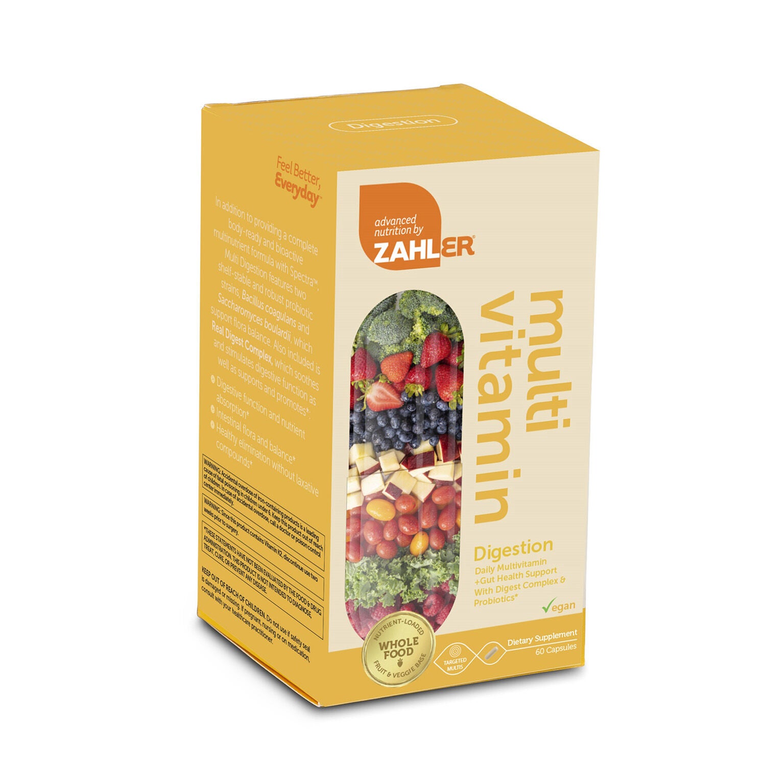 Multi Vitamin Digestion - 60 Capsules (30 Servings)  | GNC